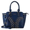 Rivets Rhinestone Boutique Handbag | Blue