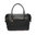 Ostrich Leather Handbag | Black